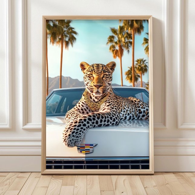 Impressão de Poster de Leopardo de Luxo, Leopardo  (Criador carregado)