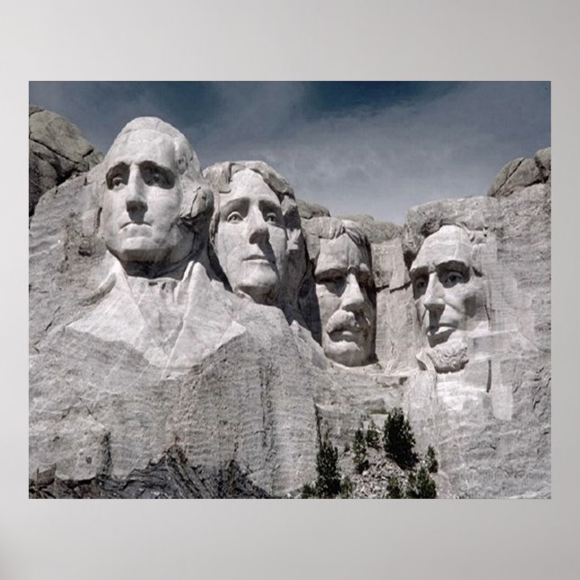Impressão de poster de montagem Rushmore (Frente)