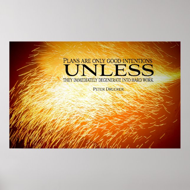 Impressão de Poster de Motivação de Trabalho do du (Frente)