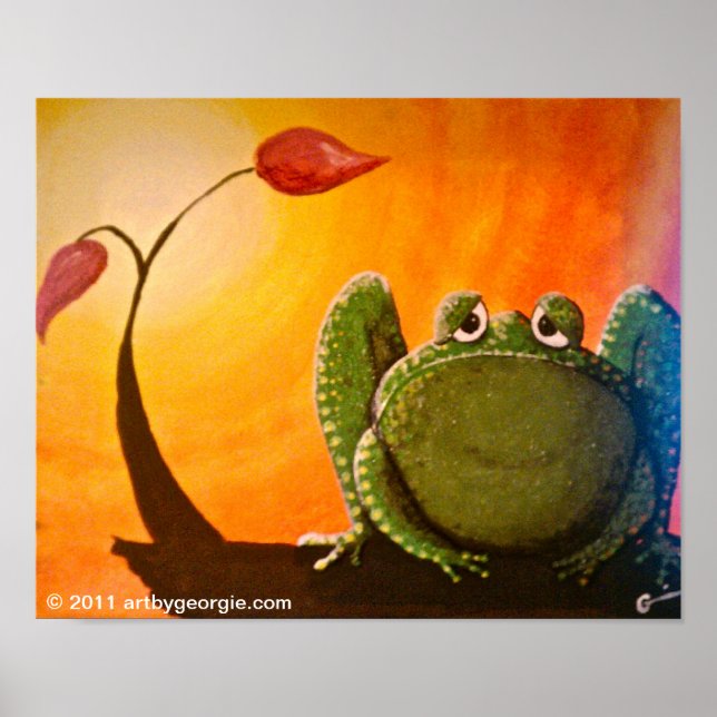 Impressão de Poster de Sapo de Melancholy (Frente)