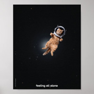 Impressão de Poster de Solitário de de Pets de Tri