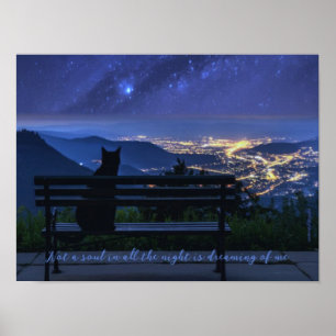 Impressão de Poster de Solitário de Pets de Triste