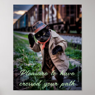 Impressão de Poster de Solitário de Pets de Triste