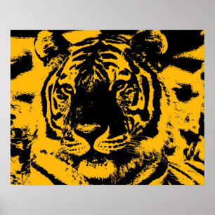 Impressão de Poster de Tigre - Posters de Tigres d