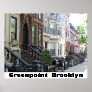 Impressão de Poster do Greenpoint Brooklyn na Canv