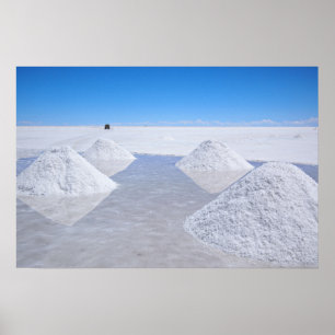 Impressão de pôster do salar de Uyuni