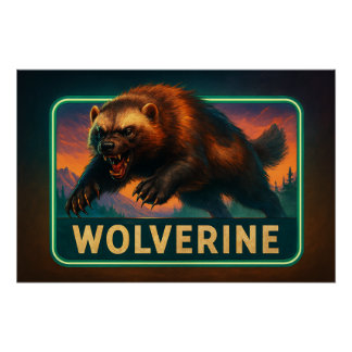 Impressão de Poster do Wolverine