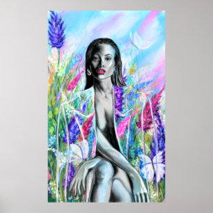 Impressão de Poster primavera para para mulheres -