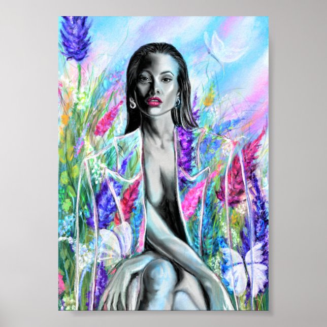 Impressão de Poster primavera para para mulheres - (Frente)