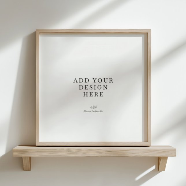 Impressão de Poster Quadrado (Criador carregado)