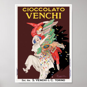 Impressão de poster vintage: Cioccolato - Chocolat