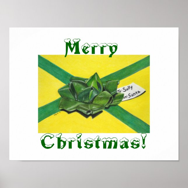 Impressão de presentes de Natal (Frente)
