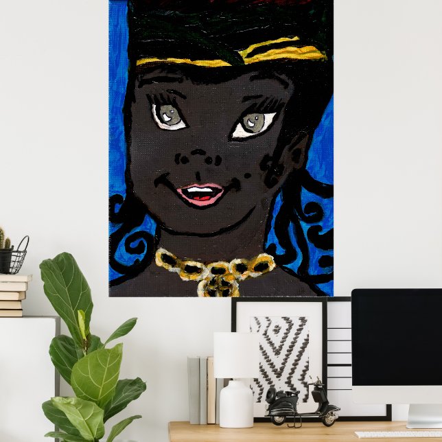 Impressão de Princesa, Cartaz de Valor (Semi-Brilh (Escritório em casa)