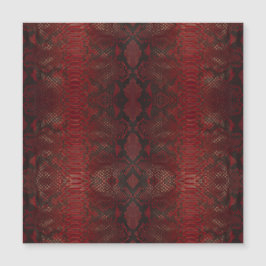 Impressão de Python Vermelho e Negro