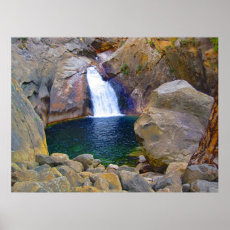 Impressão de Queda de Canyon do Rei