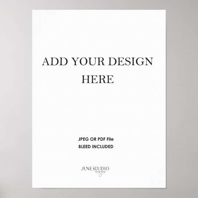 impressão de Retrato de 12 x 16" Mostra o Impressã (Frente)