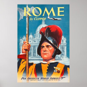 Impressão de Roma Guarda Romana Arte Pintura Itali