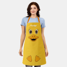 Impressão De Rosto Amarelo Bonito De Pato Amarelo