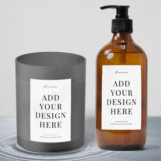 Impressão de Rótulos de Produtos Adesivos Impermeá (waterproof rectangle label printing 2x3" stickers)