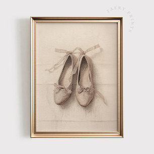 Impressão de Sapatos de Ballet, Arte IMPRESSÍVEL V