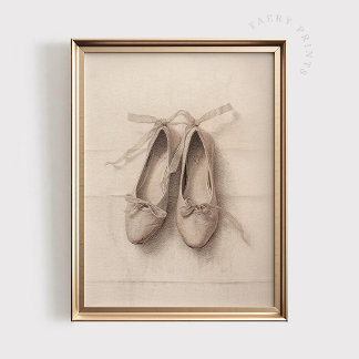 Impressão de Sapatos de Ballet, Arte IMPRESSÍVEL V