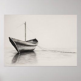 impressão de "Serenidade Ancorada"