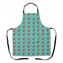 Impressão de Shrimp All-Over Apron
