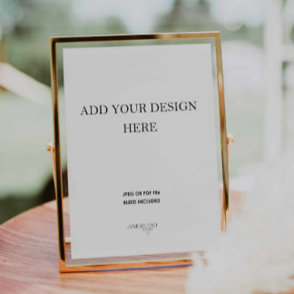 Impressão de Sinal de Casamento Retrato de 8x10" P