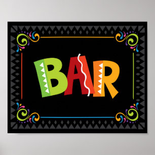 Impressão de Sinal de Festa BAR