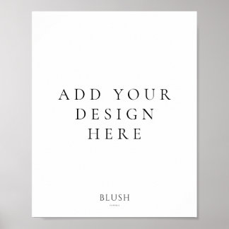 Impressão de sinal de Poster de 8"x10"