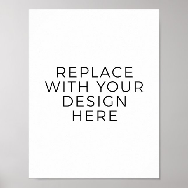 Impressão de Sinal/Poster de 8,5x11" (Vertical) (Frente)