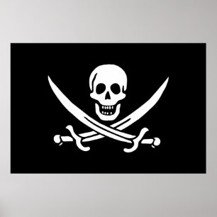 Impressão de Sinalizador do Pirate Calico Jack