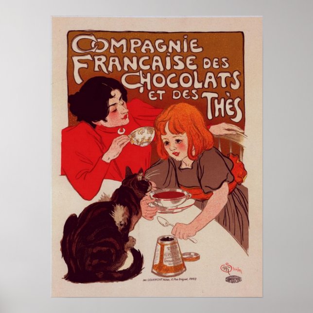 Impressão de Sonhos de Amantes de Chocolate Quente (Frente)