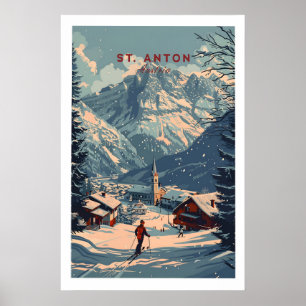 Impressão de St Anton Áustria 1