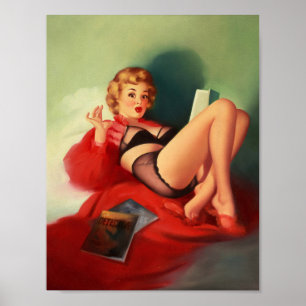 Impressão de Story Detetive Pin Up