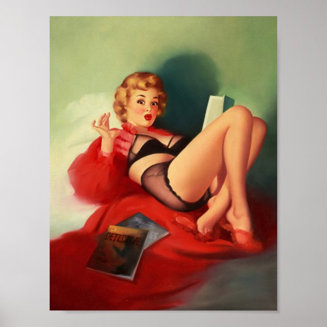 Impressão de Story Detetive Pin Up (Frente)