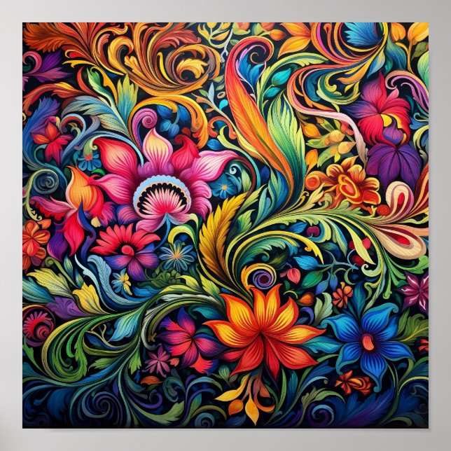 Impressão de tapeçaria de decor boêmico (Frente)