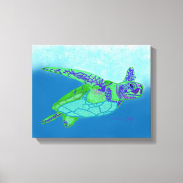 Impressão de Tartaruga do Mar