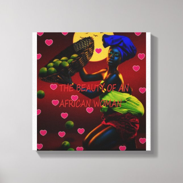 Impressão de tela africana (Frente)