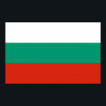 Impressão de tela com bandeira da Bulgária<br><div class="desc">Adicione um toque de orgulho búlgaro à sua decoração de parede com a nossa impressão de tela exclusiva com a bandeira da Bulgária! Feito com muita atenção aos detalhes, esta tela é mais do que um mero item decorativo; é uma celebração do patrimônio e orgulho cultural da Bulgária. O vibrante...</div>