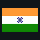 Impressão de Tela com Sinalizador da Índia<br><div class="desc">Transforme seu espaço com nossa impressionante tela de tela com a bandeira da Índia! Esta tiragem de tela é a maneira perfeita de celebrar sua admiração pela cultura indiana. As cores vibrantes da bandeira indiana são lindamente interpretadas, fazer-a como uma adição única e significativa à sua decoração de casa ou...</div>