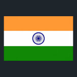 Impressão de Tela com Sinalizador da Índia<br><div class="desc">Transforme seu espaço com nossa impressionante tela de tela com a bandeira da Índia! Esta tiragem de tela é a maneira perfeita de celebrar sua admiração pela cultura indiana. As cores vibrantes da bandeira indiana são lindamente interpretadas, fazer-a como uma adição única e significativa à sua decoração de casa ou...</div>