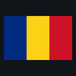 Impressão de Tela com Sinalizador da Romênia<br><div class="desc">Grande Canvas Imprime com Bandeira da Romênia. Este produto é personalizável.</div>