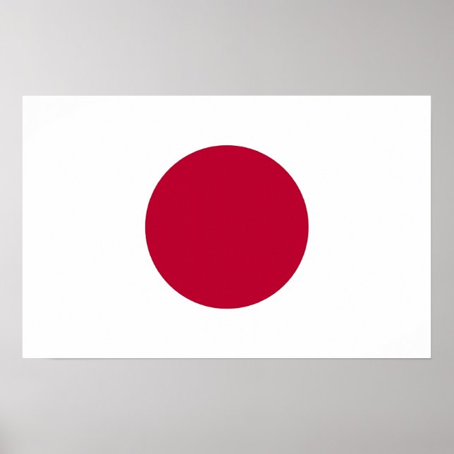 Impressão de tela com sinalizador do Japão (Frente)