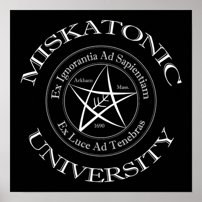 Impressão de tela da Universidade Miskatonic (Frente)