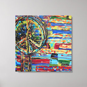 Impressão de tela de 24 x 24 anos de Guerra