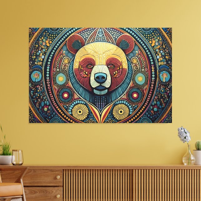 impressão de tela de abstrato (Insitu(Sala de estar))