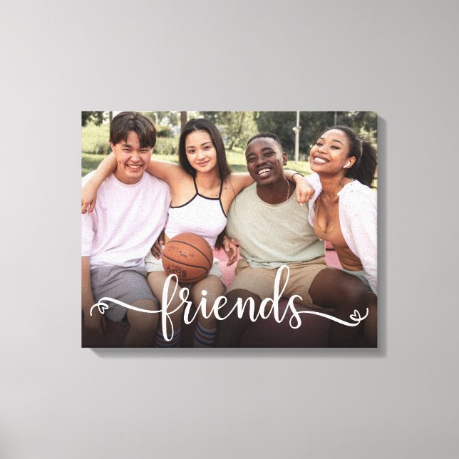 Impressão de tela de amigos em tela (Frente)