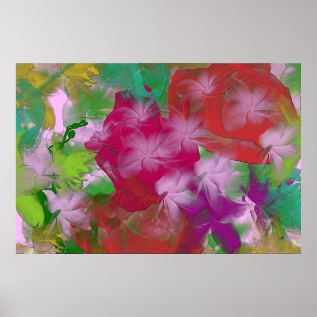 Impressão de Tela de Arte abstrato (Frente)