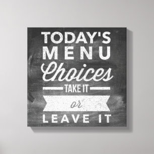 Impressão de tela de arte da cozinha